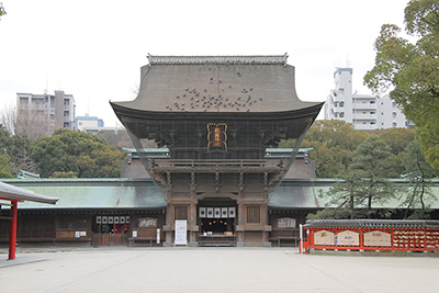 日本三大八幡宮のひとつ 正月に「玉取祭」