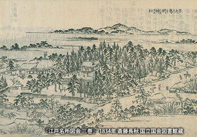 江戸時代に描かれた「大鳥神社」