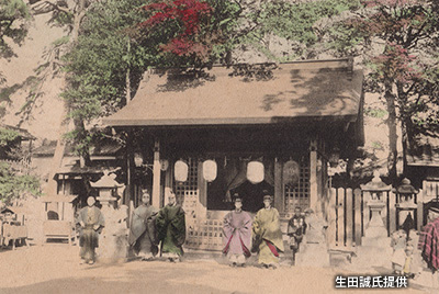 明治後期の「朝日神社」
