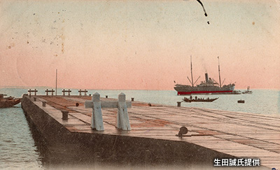 昭和初期の「鉄桟橋」