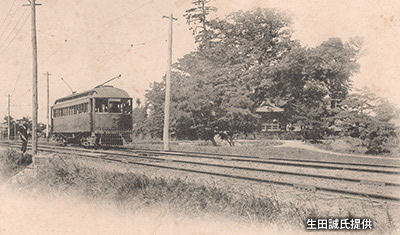 明治後期の立会川付近の京浜電鉄