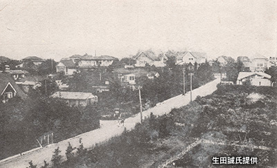 大正後期～昭和戦前期の「洗足田園都市」の街並み