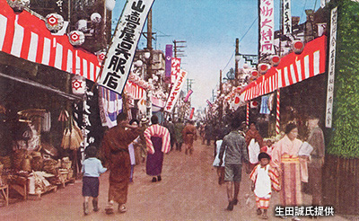 1932（昭和7）年の武蔵小山の商店街