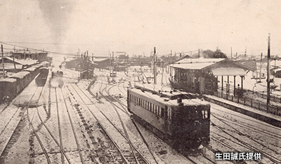 1914（大正3）年の「新宿駅」構内
