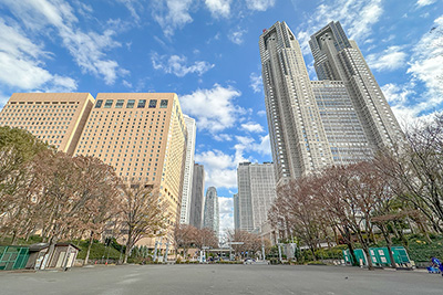 現在の「新宿中央公園」