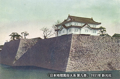 昭和戦前期の「大阪城」の「乾櫓」