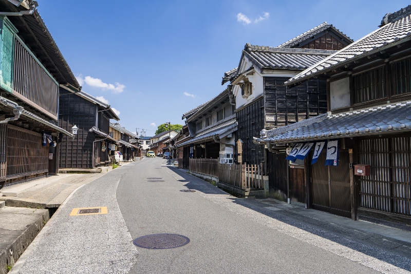 有松の街並み
