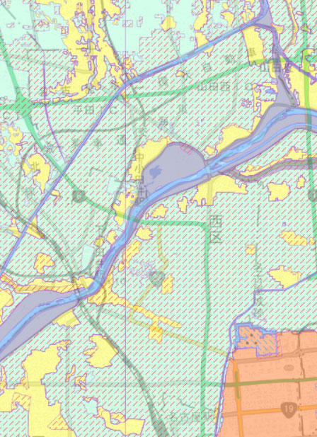名古屋市西区の土地条件図