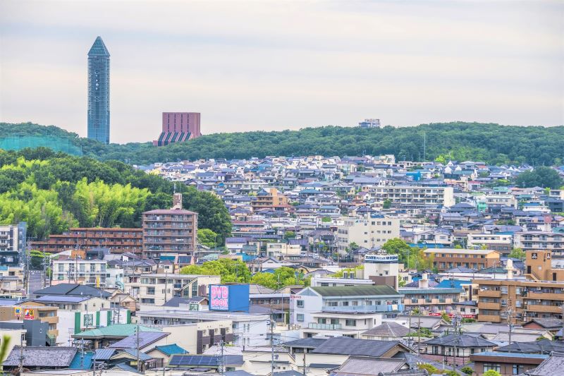 稲葉山公園展望台からの風景