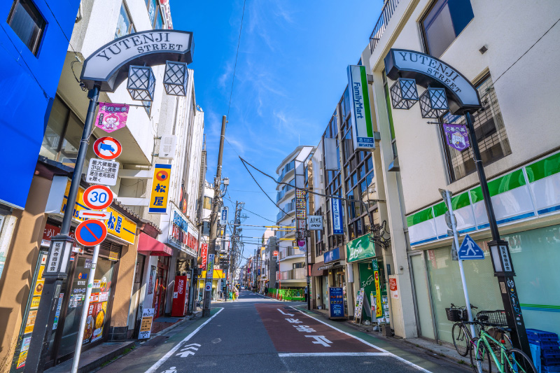 祐天寺駅通り