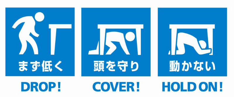 シェイクアウト訓練の内容（世田谷区ホームページより引用）