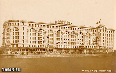 昭和戦前期の「難波駅」「南海ビルディング」