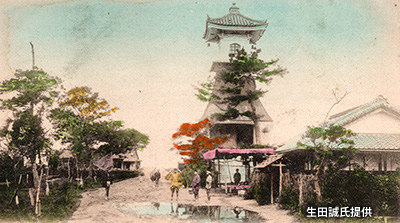 明治後期の「住吉公園」と「高燈籠」