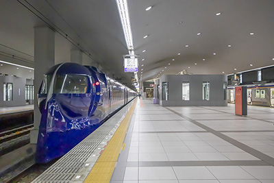 「関西空港駅」と特急「ラピート」