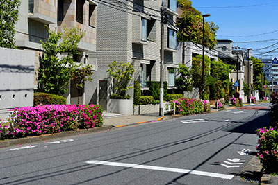 現在の「代々木上原駅」周辺の風景