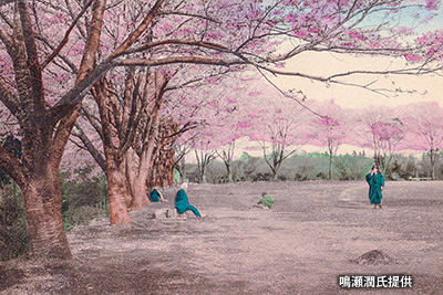 大正期の「常磐園」の運動場