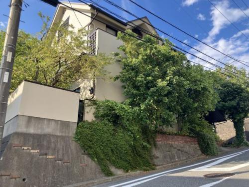 南西側からみた外観