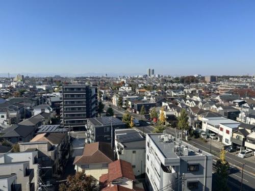 和室の出窓からの眺望