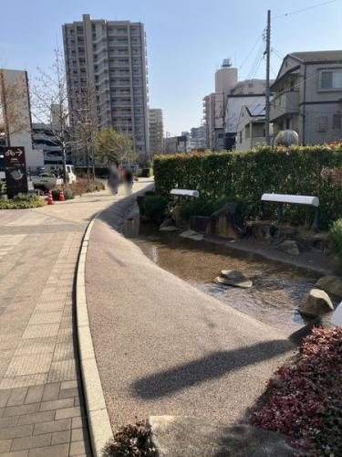 マツダスタジアム敷地内からの外観