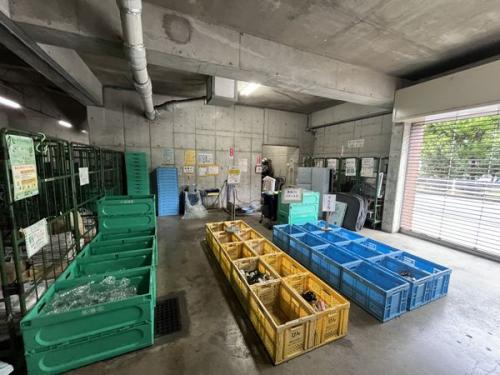 ゴミ置場（コミュニティスクエア1階）24時間利用ゴミ出し可能！