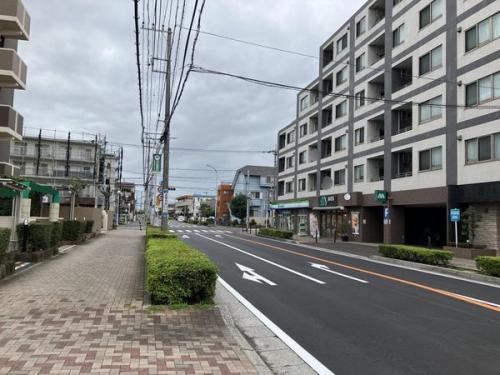 前面道路(南西側) 前面道路(南西側)