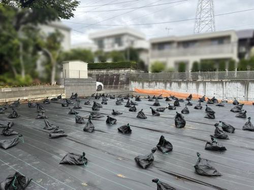 南西側からの現地 南西側からの現地