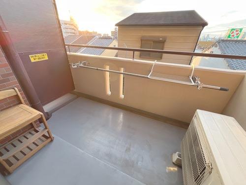 西向きバルコニー