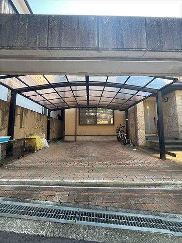 北側カーポート