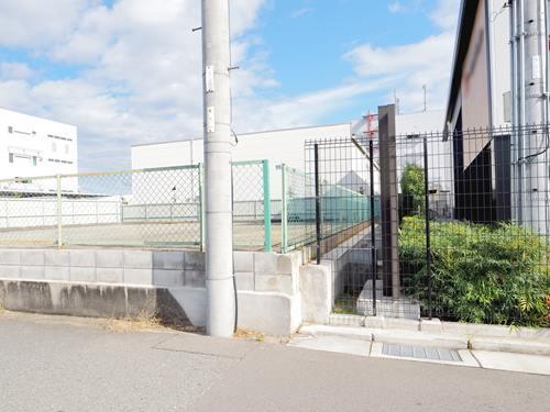 現地（南西側境界）