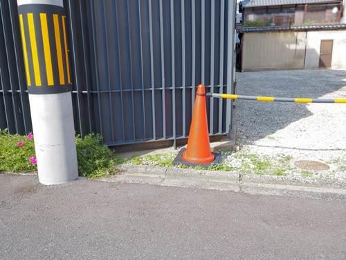 現地（南西側境界・2025年11月撮影）