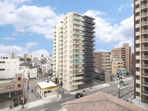 南向きバルコニーからの眺望