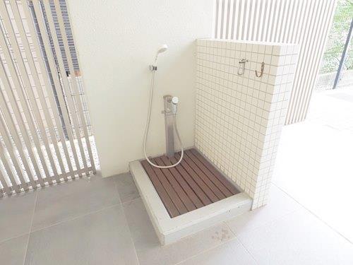 【共用部】ペット足洗い場