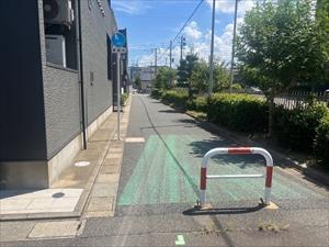 南側前面道路