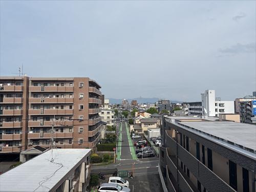 和室側のバルコニーからの眺望