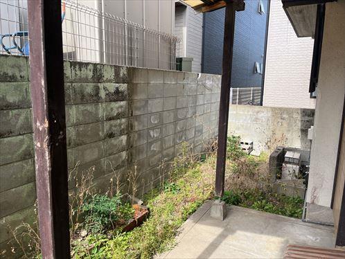 敷地内（西側）