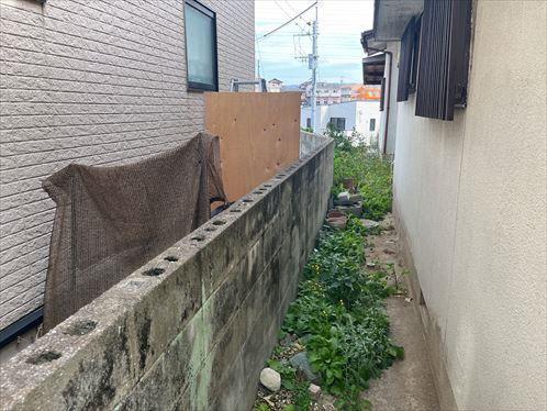 敷地内（北側）