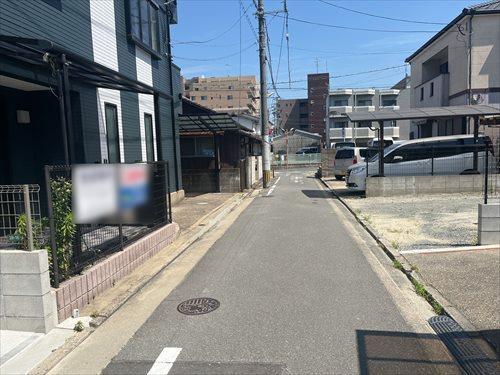 南西側前面道路