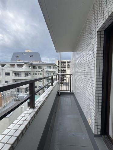 北西側バルコニー