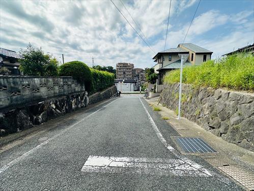 南東側前面道路（2025年9月撮影）