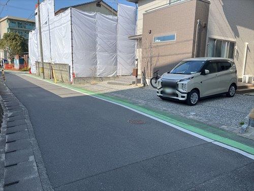 前面道路（南側より撮影）