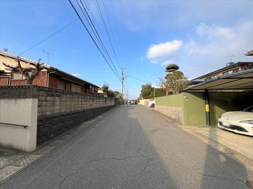 前面道路（2026年1月撮影）