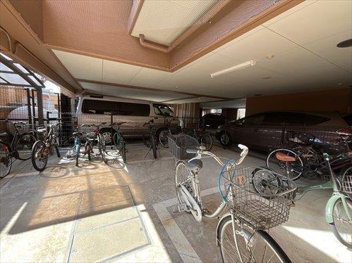 駐輪場（2026年2月撮影）