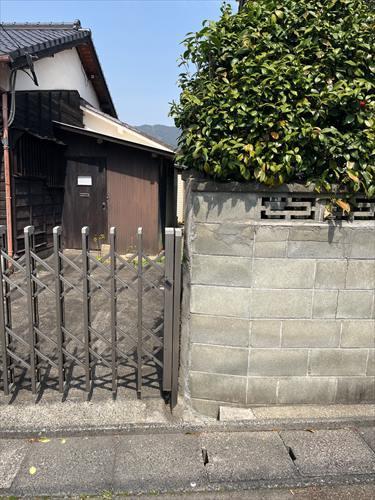 東側隣接地の境界付近