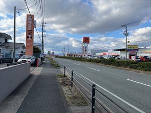 北東側接面国道①