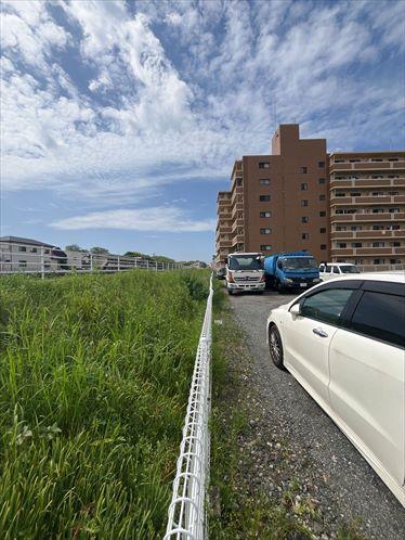 南西側隣接地との敷地境界線