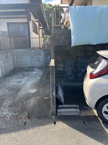 南側隣接地との境界線（西方向）