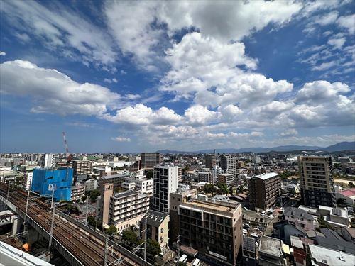 北東側ルーフバルコニーからの眺望（北側）