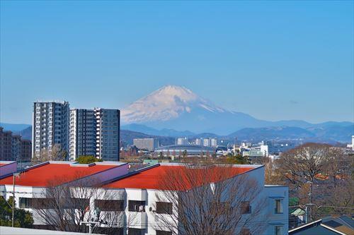 バルコニーからの眺望（富士山）