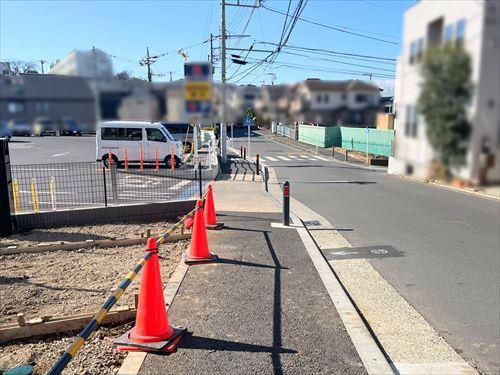 現地含む前面道路（2026年1月撮影）