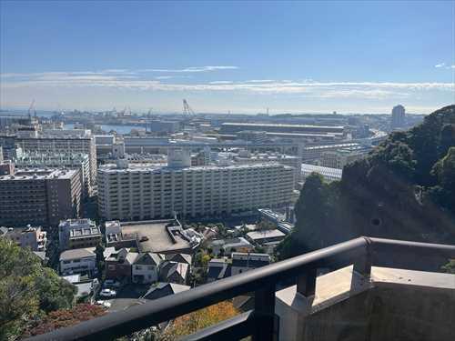 リビング南東側バルコニーからの眺望